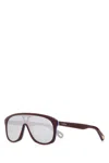 Chloé Chloe Brick Red Acetate Jasper Sunglasses In Multi