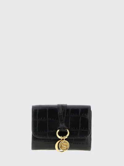 CHLOÉ WALLET CHLOÉ WOMAN COLOR BLACK,H73898002