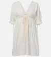 Chloé Broderie Anglaise Cotton-blend Minidress