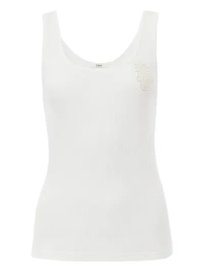 Chloé Broderie-anglaise Skirt