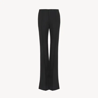 Chloé Sofie D Hoore Pijamas Wool Trousers In Gray