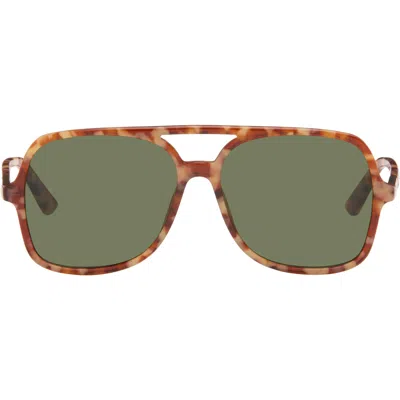 Chloé Brown Aviator Sunglasses
