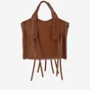 Shop Chloé Brown Brown Mony Tote Bag