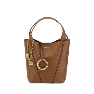 Chloé Brown Calf Leather Bos Taurus Shoulder Bag