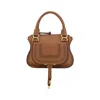 Chloé Brown Calf Leather Bos Taurus Shoulder Women's Bag In Brown