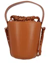 Chloé Brown Calfskin Sense Bucket Bag In Brown