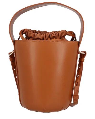 Chloé Brown Calfskin Sense Bucket Bag