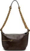 Chloé Camera Small Leather Shoulder Bag In 24x Kohl Brown