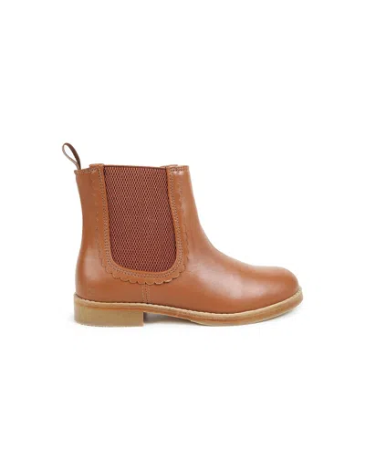 Chloé Brown Chelsea Ankle Boots