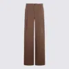 Chloé Brown Cotton Pants In Brown