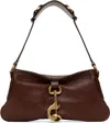 Chloé Brown Kerala 25 Shoulder Bag In 25a Dark Ebony
