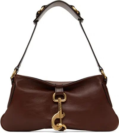 CHLOÉ BROWN KERALA 25 SHOULDER BAG