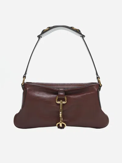 Chloé Brown Kerala 25 Shoulder Bag In 25a Dark Ebony