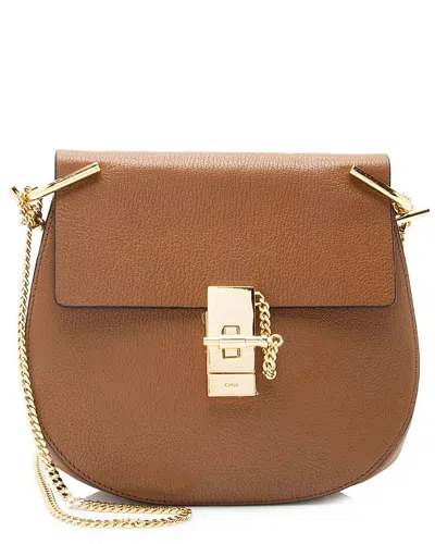 Chloé Brown Lambskin Drew Small Shoulder Bag (authentic Pre-loved)
