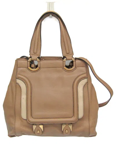 Chloé Brown Leather Handbag (authentic Pre-loved)