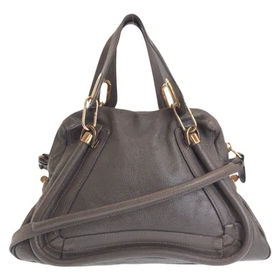 Pre-owned Chloé Brown Leather Handbag Shoulder Bag ()