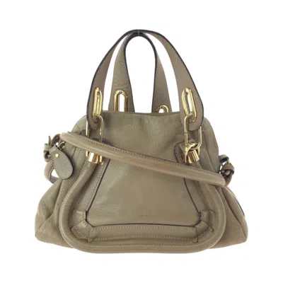 Pre-owned Chloé Brown Leather Handbag Shoulder Bag ()