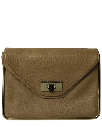 Chloé Brown Leather Sally Shoulder Bag (authentic Pre-loved)