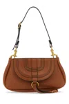 Chloé Brown Leather Marcie Clutch