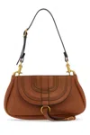 Chloé Brown Leather Marcie Clutch