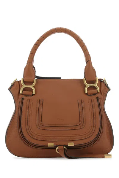 Chloé Chloe Brown Leather Small Marcie Handbag