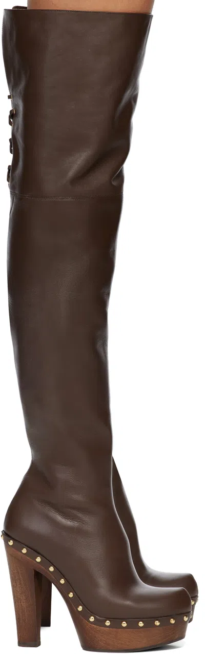 Chloé Brown Lola Over-the-knee Boots