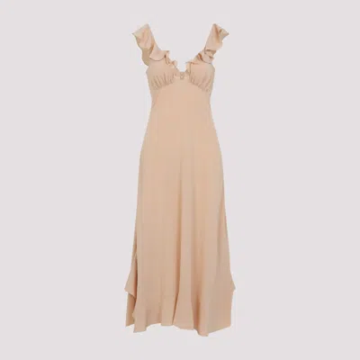 Chloé Brown Long Sun Dress