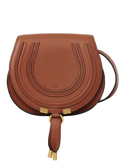 Chloé Brown Marcie Small Crossbody Bag