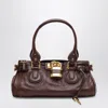 Chloé Women Crafty Brown Paddington Shoulder Bag In Brown