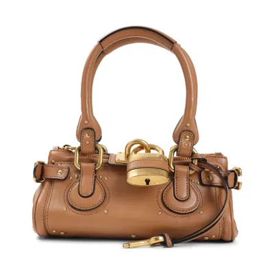 CHLOÉ WOMEN BROWN PADDINGTON SMALL SHOULDER BAG, ONESIZE LUXURY SHOULDER BAGS FOR WOMEN DARVEYS