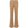 Chloé High-waisted Tailored Trousers With Flared Legs