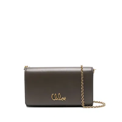 Chloé Brown Satchels & Cross Body Bags Women