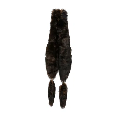 CHLOÉ CHLOÉ BROWN SCARVES WOMEN