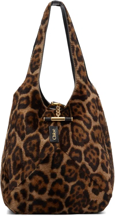 Chloé Brown Small '' Balloon Tote