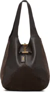 Chloé Small Balloon Patchwork Hobo Bag In Brown