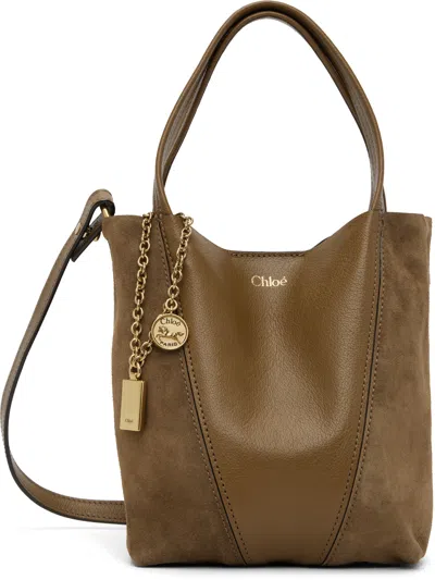 Chloé Brown Small ' Spin' Tote