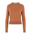 Chloé Brown Wool Sweater In Brown