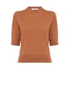 Chloé Brown Wool Sweater In Brown