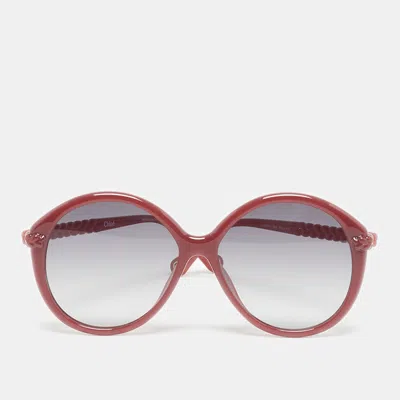 Pre-owned Chloé Brown/grey Gradient Ch0002sa Frame Round Sunglasses