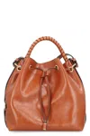 Chloé Bucket Bag Marcie In Leather In Brown