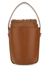 Chloé Caramel Leather Bucket Bag In Brown