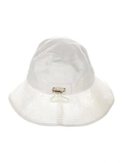 Pre-owned Chloé Bucket Hat In White