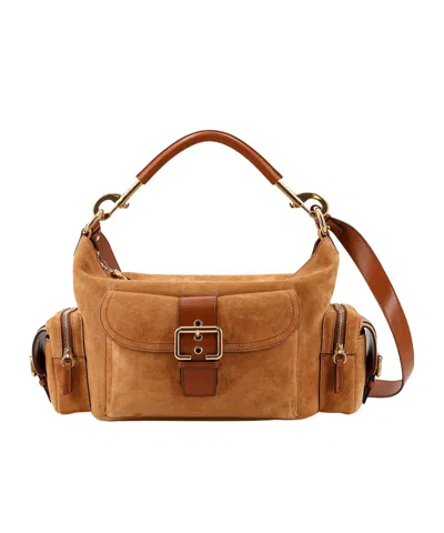 Chloé Buckle Shoulder Bag In Brown