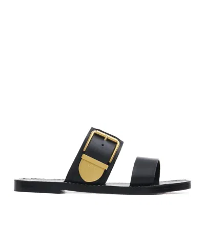 CHLOÉ CHLOÉ REBECCA FLAT SANDALS