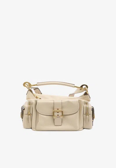 CHLOÉ BUCKLED LEATHER CAMERA BAG