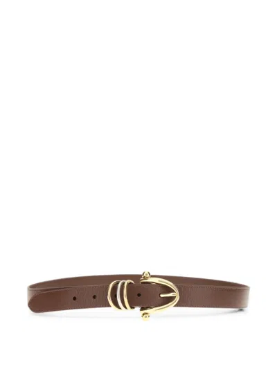 Chloé Buckle-fastening Belt In Brown