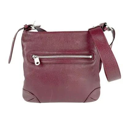 Pre-owned Chloé Burgundy Leather Shoulder Bag ()