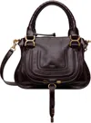 Chloé Burgundy Small Marcie Bag In 607 Auburn Red