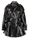 Chloé Butonned Coat In Black