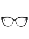 Chloé Butterfly-frame Glasses In 黑色